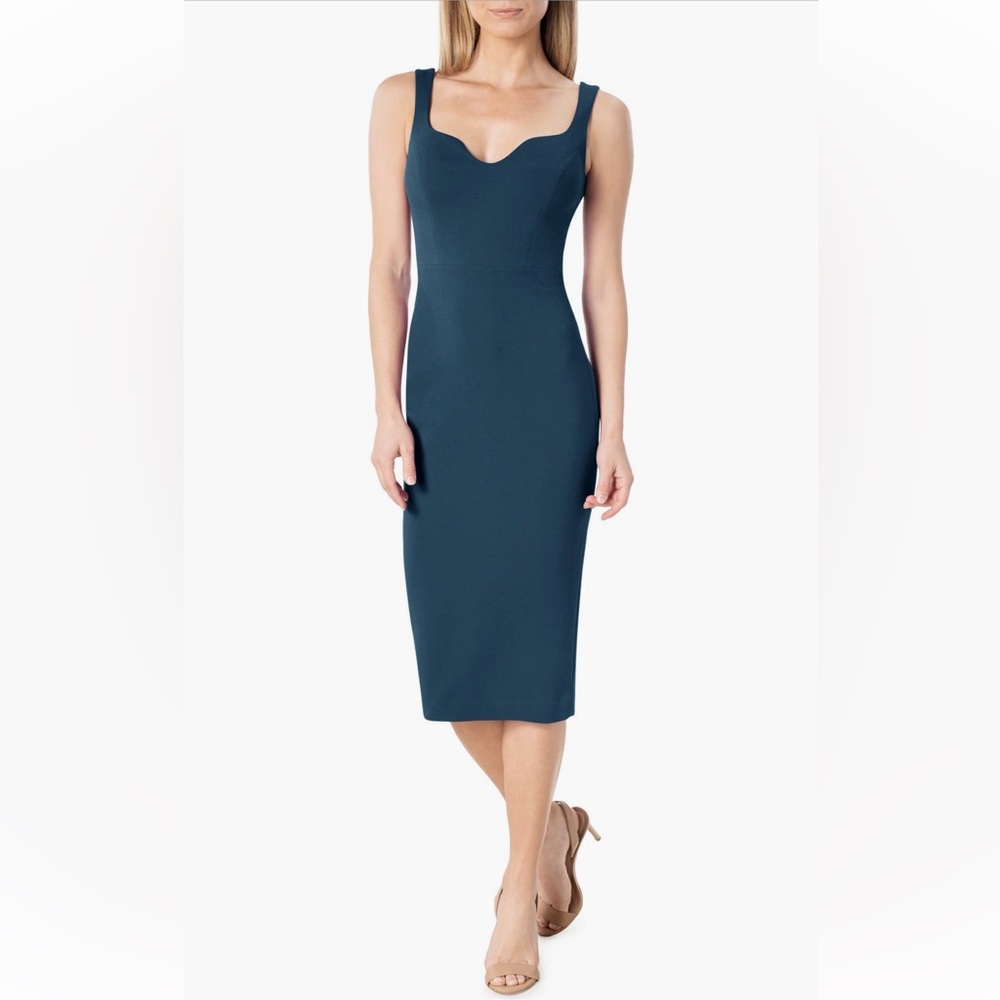 NWT Dress the Population Sloan Sleeveless Sheath Dress Size S